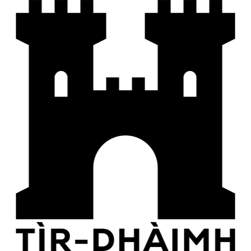 HP Emblem with Scots Gaelic Text - Black on White