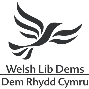 A bird in flight above the words Welsh Lib Dems