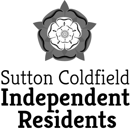 Tudor Rose with words "Sutton Coldfield Independent Residents"